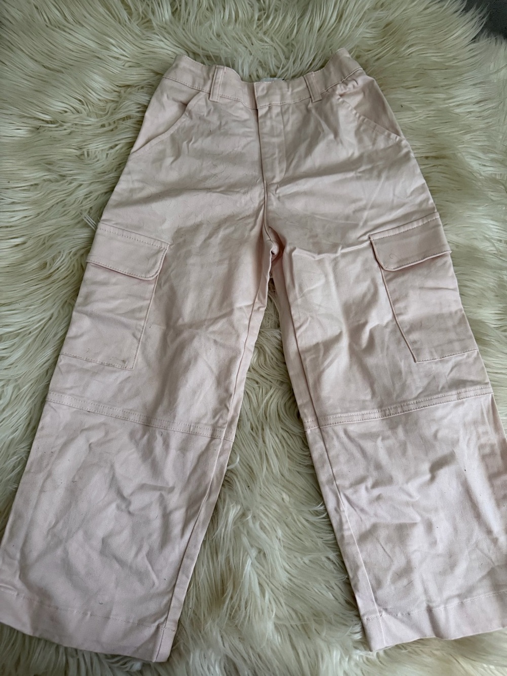 ZARA Cargo Pants in Light Pink